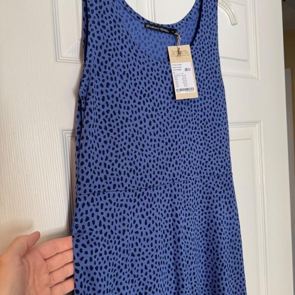 Gudrun Sjödén “Dripp” Sleeveless Dress, Size S – 100% Modal, New with Tags - Picture 4 of 7